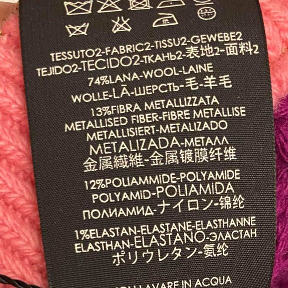 Pink and Gold Knit Beanie - Picture 8 of 13